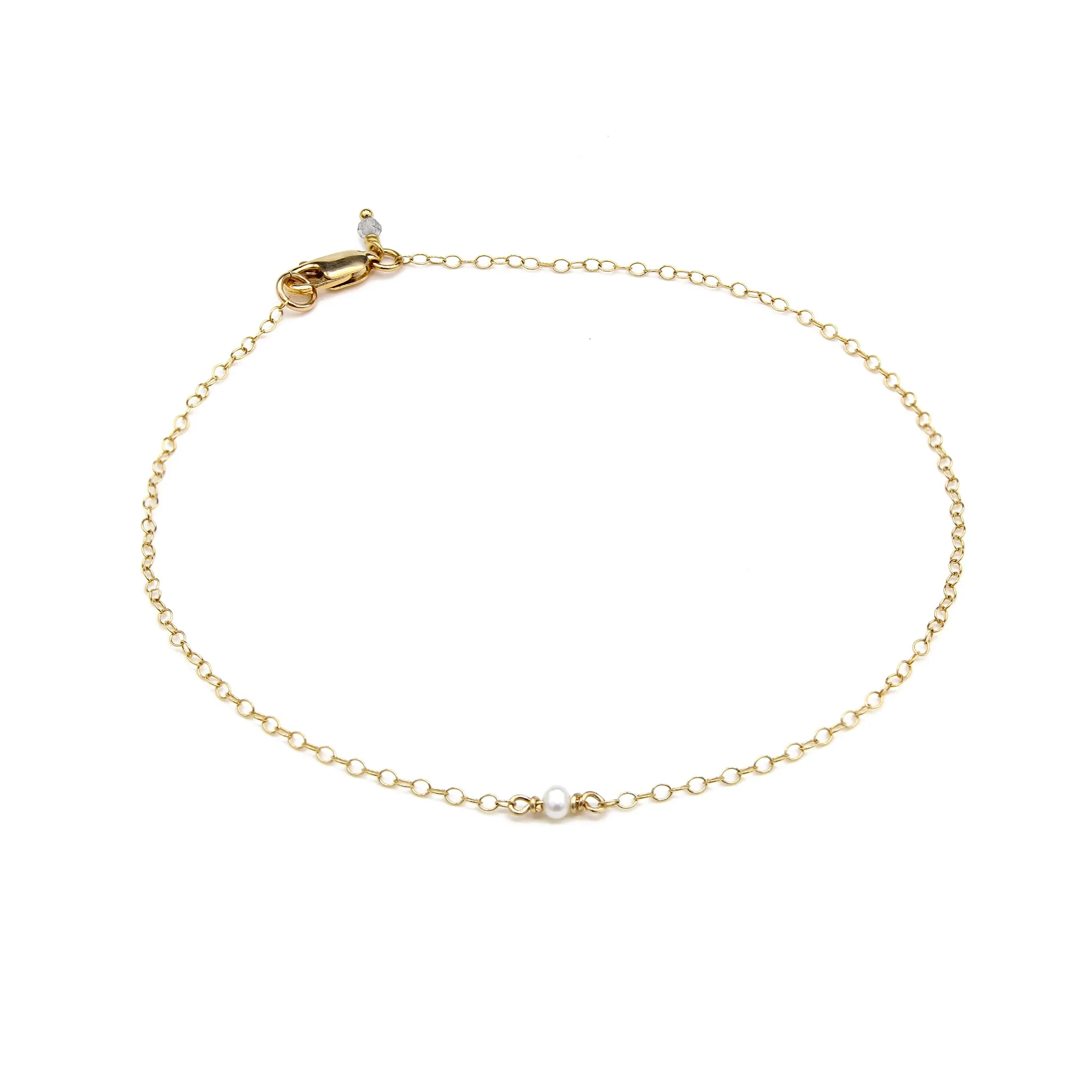 Elegant 10K Gold Anklet