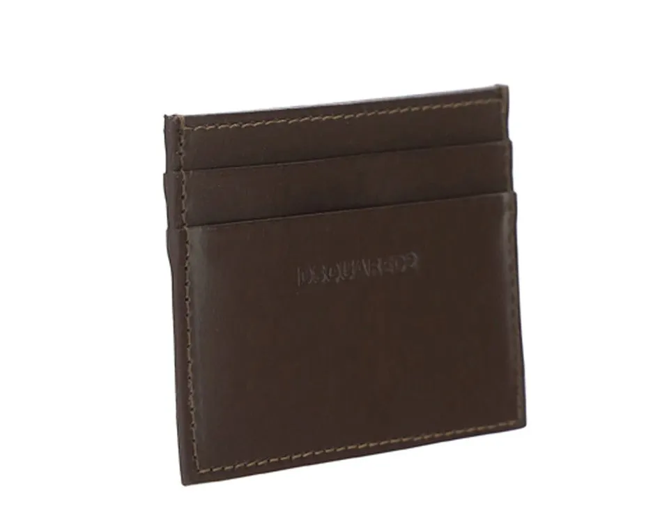 Detailed Cardholder with Dsquared2 Logo Debossed Slot