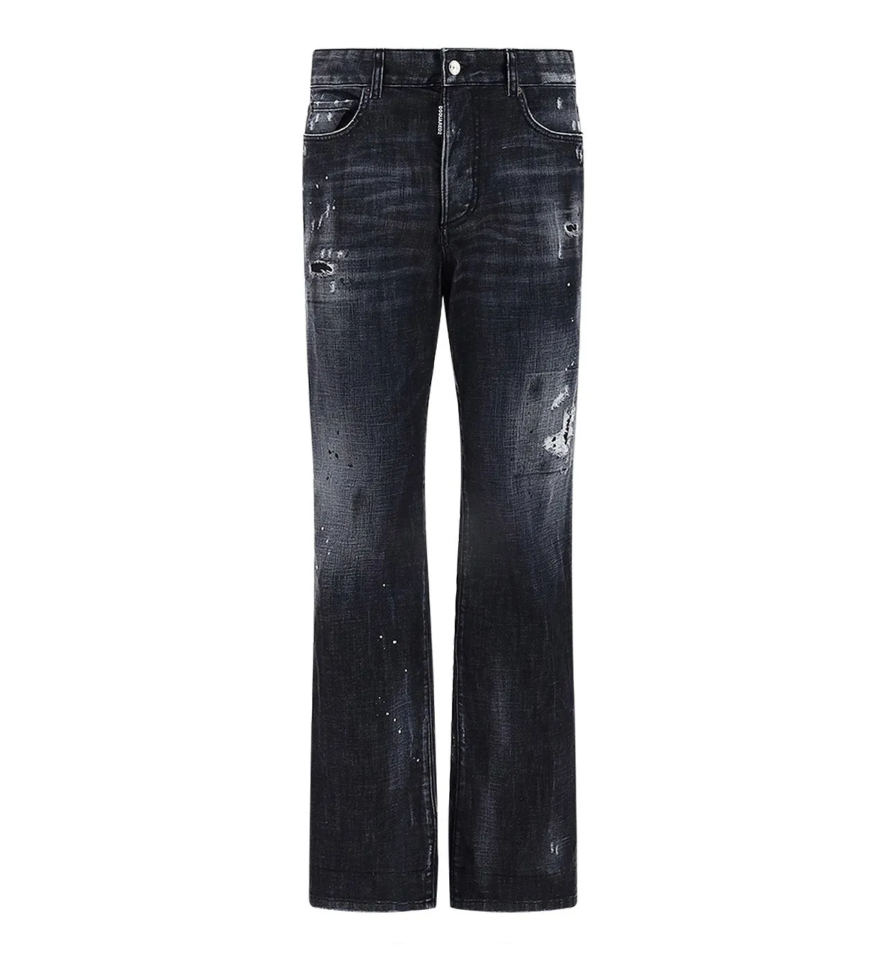 Dsquared2 Roadie Straight Leg Faded Jeans