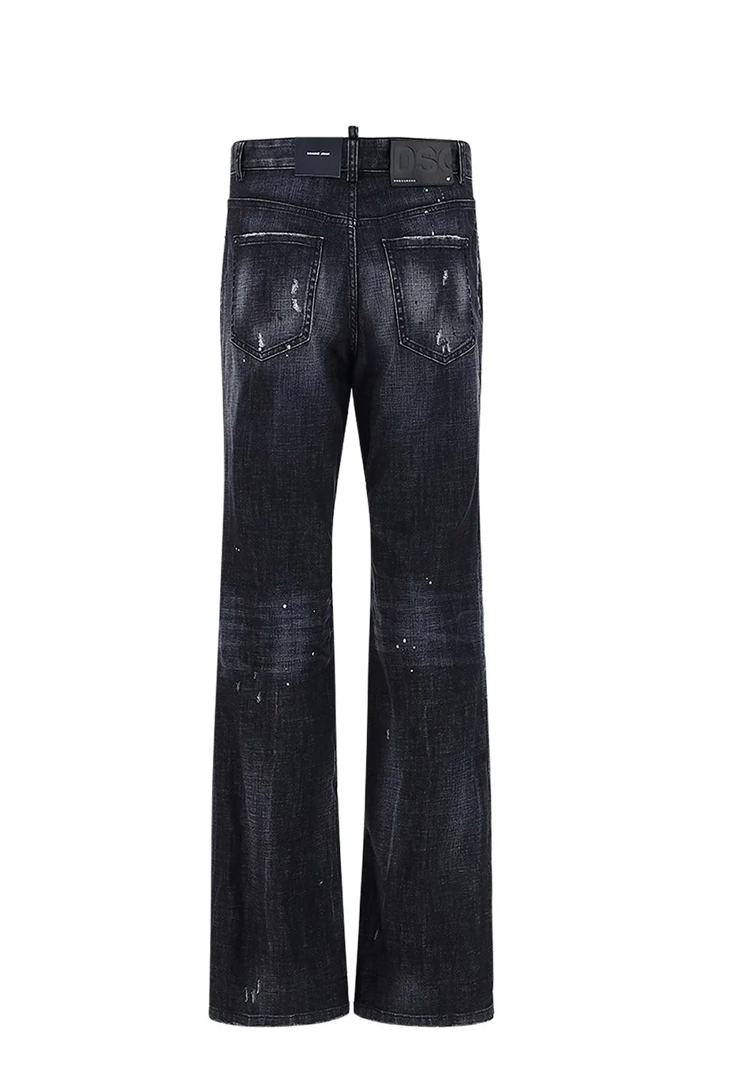 Dsquared2 Roadie Straight Leg Faded Jeans