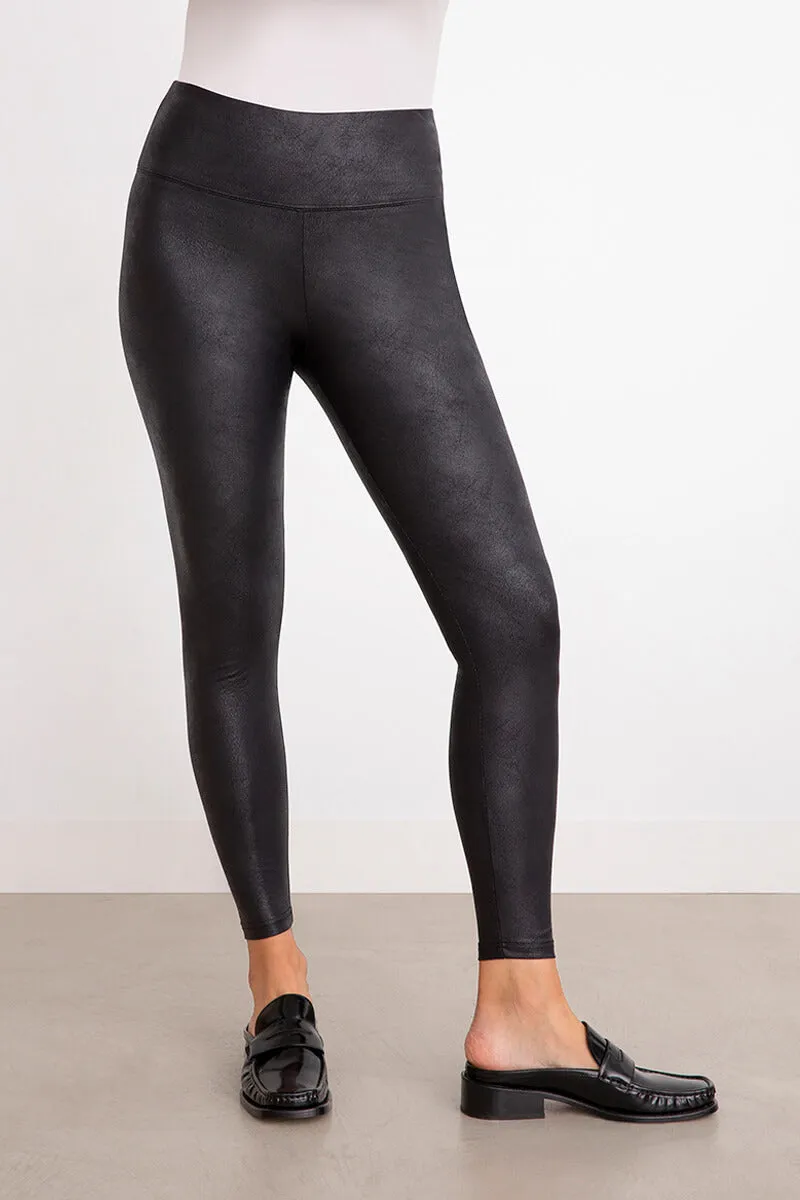 Onyx Faux Leather Legging