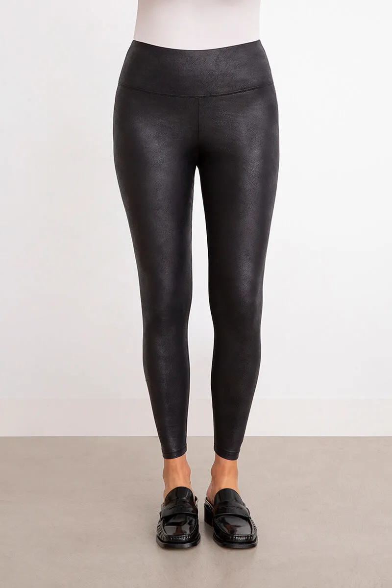 Onyx Faux Leather Legging