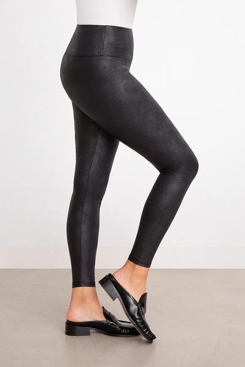 Onyx Faux Leather Legging