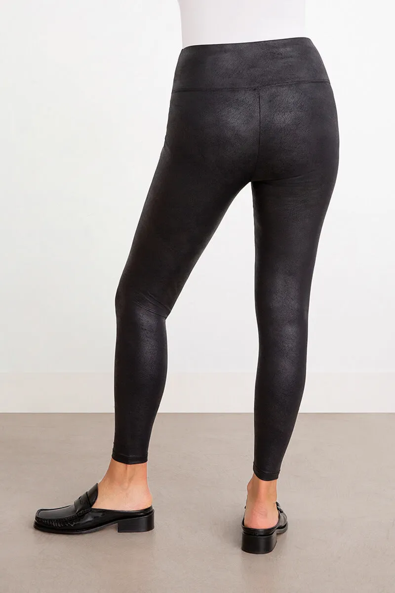 Onyx Faux Leather Legging