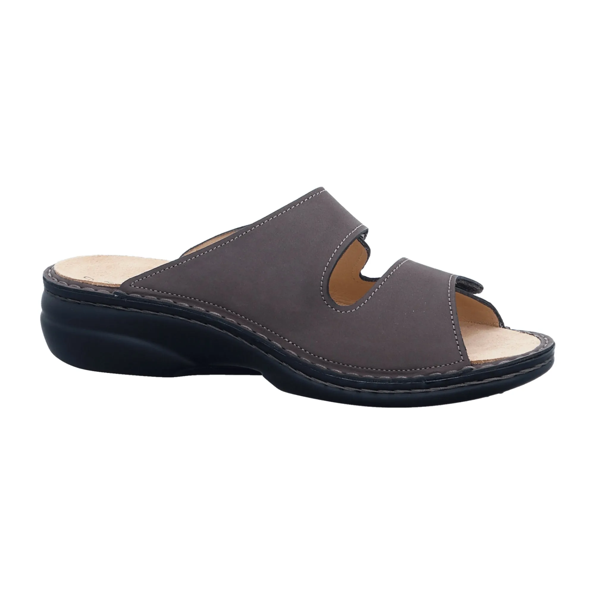 Finn Comfort Beverly-S Women's Comfortable Orthopedic Grey Sandals