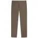 Cotton And Linen Blend Military Green Trousers