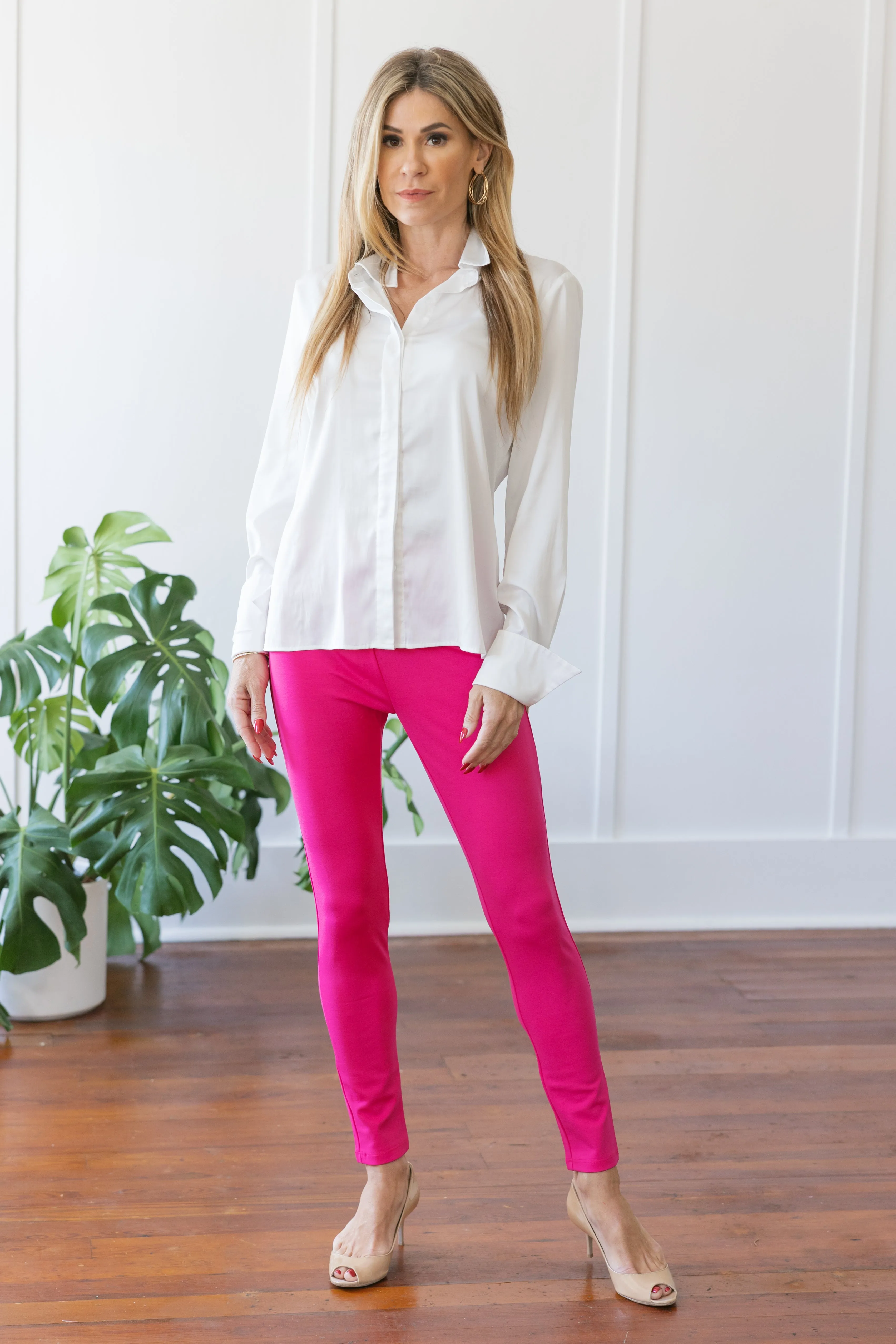 Women's Fuchsia Leggings