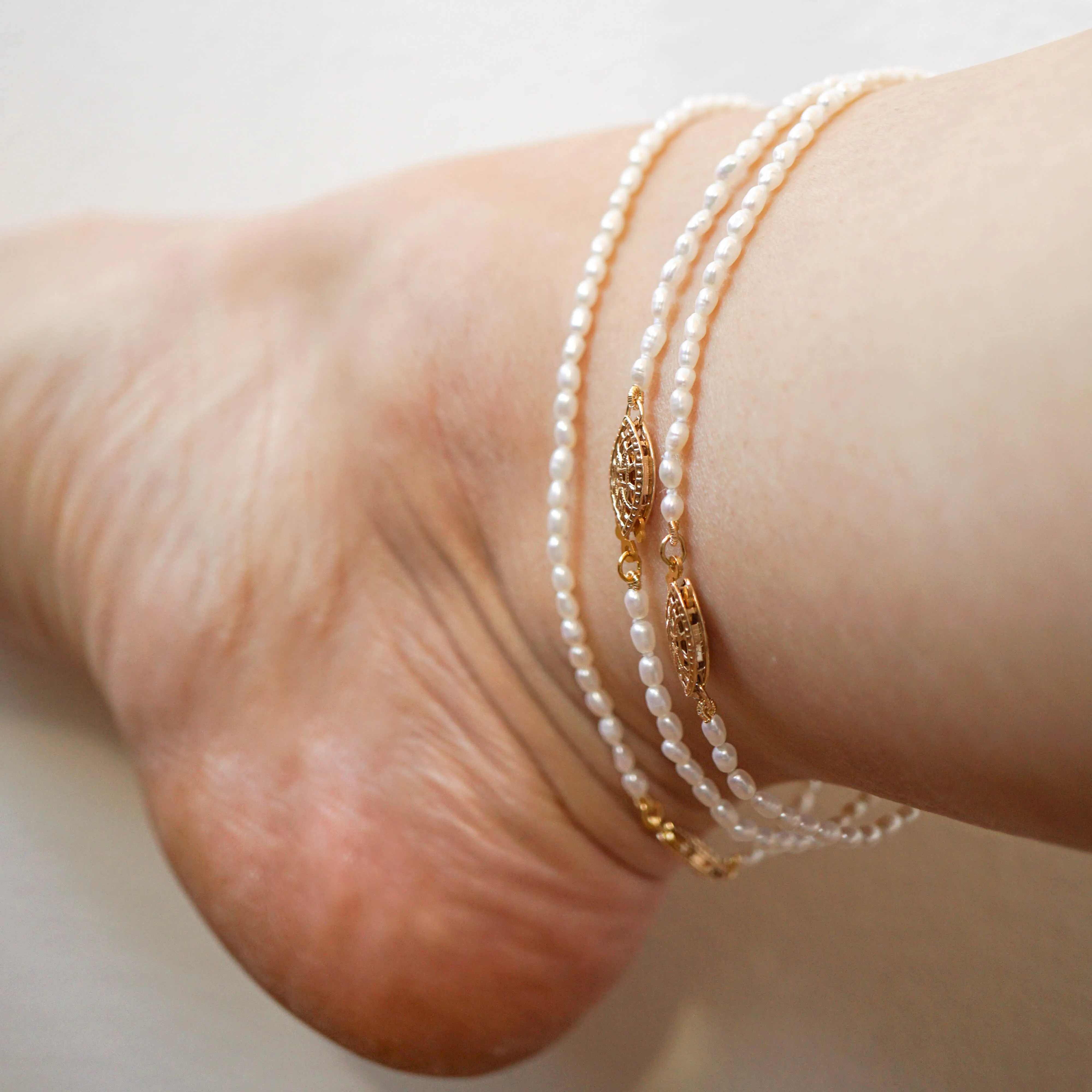 Louise (anklet & bracelet)