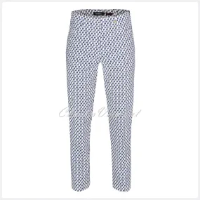 Robell Bella 09 Geometric Print Cropped Pant