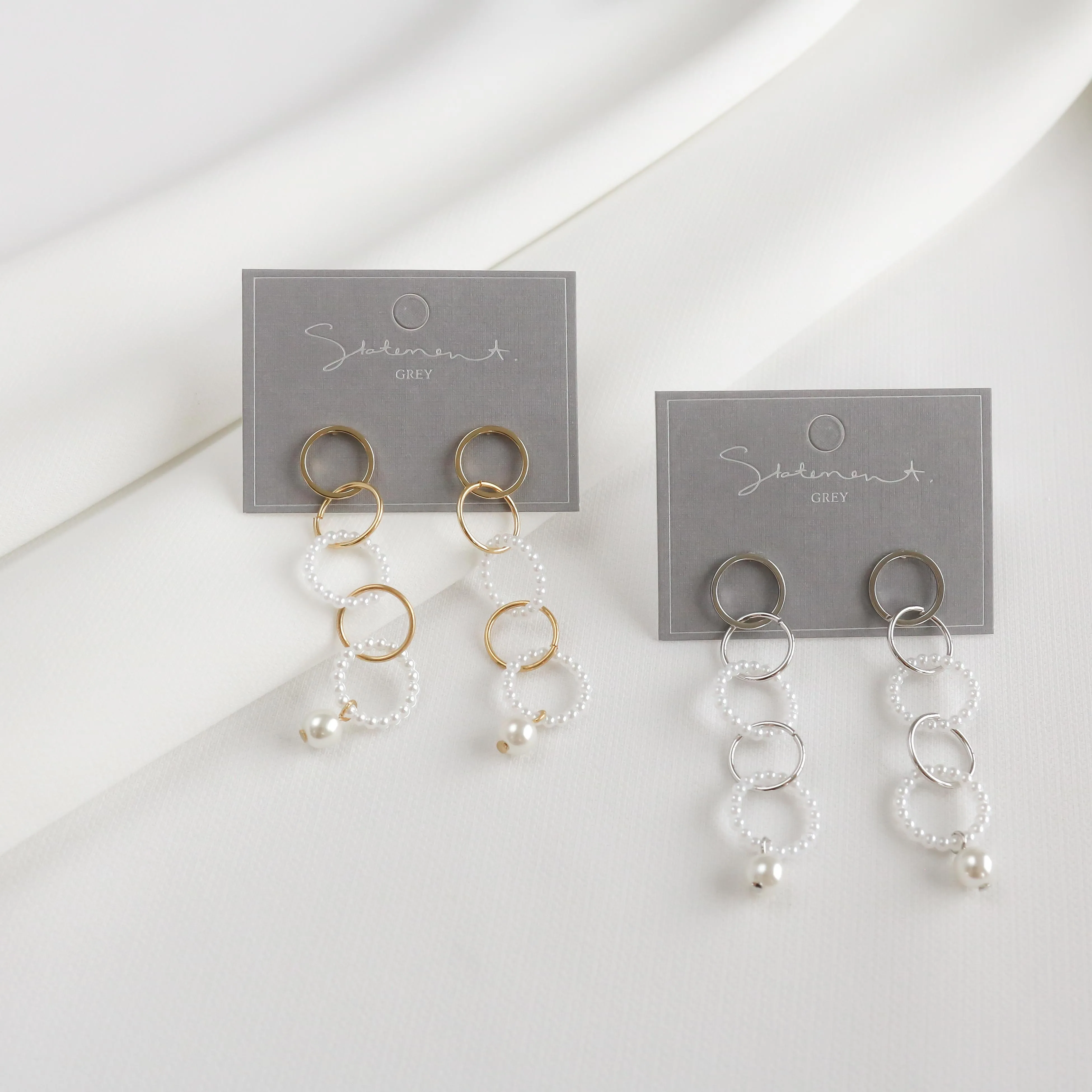 Pearl Hoop Earrings