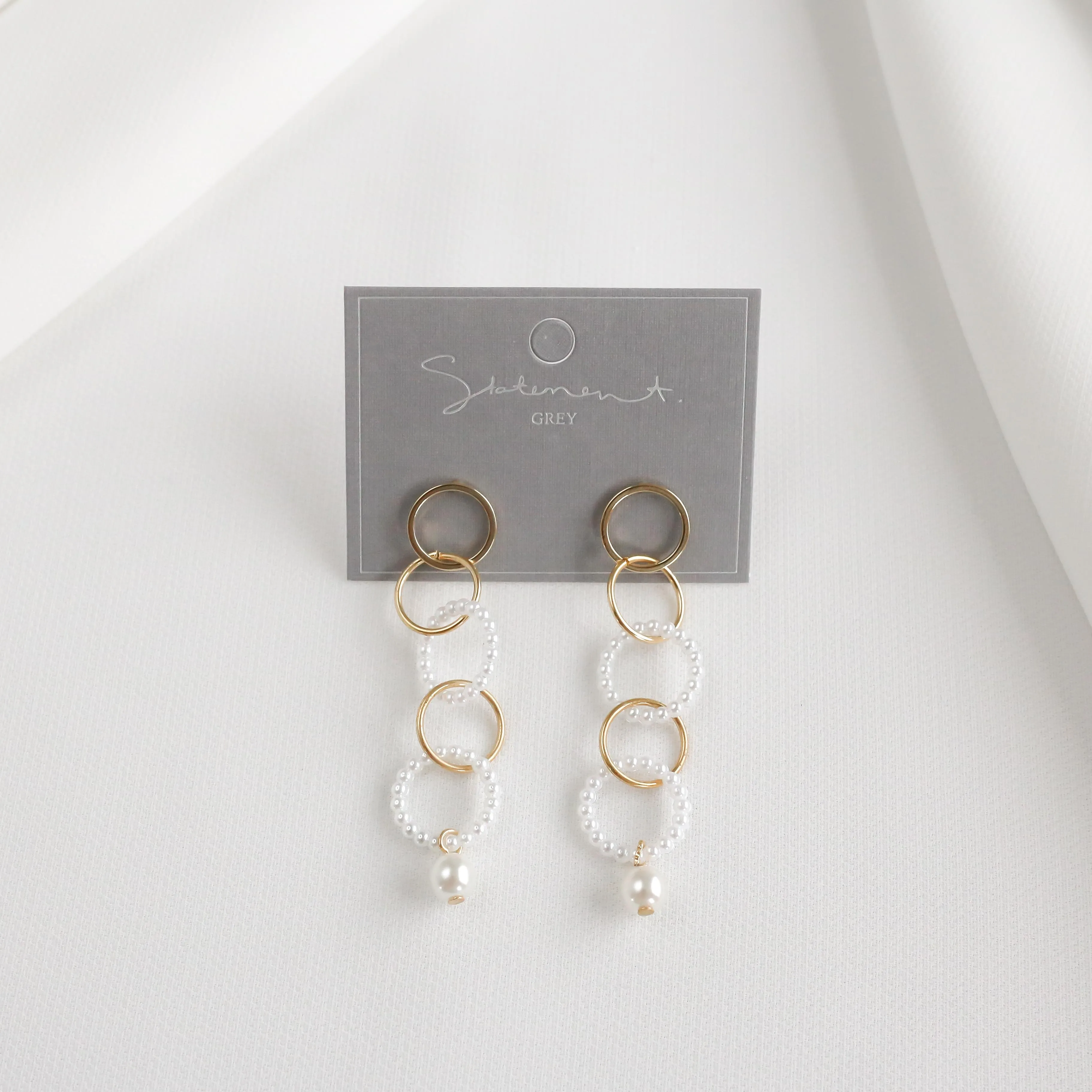 Pearl Hoop Earrings