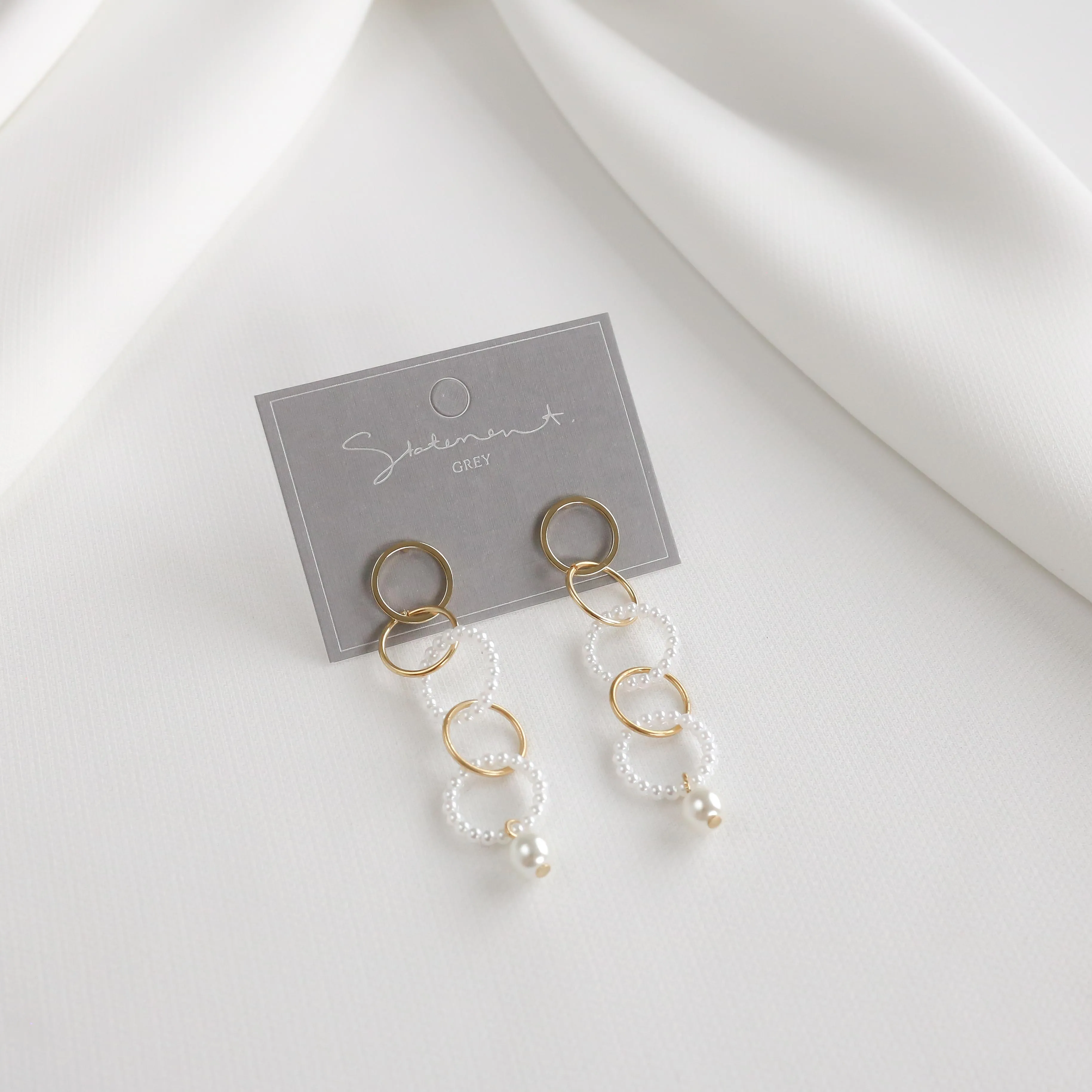 Pearl Hoop Earrings