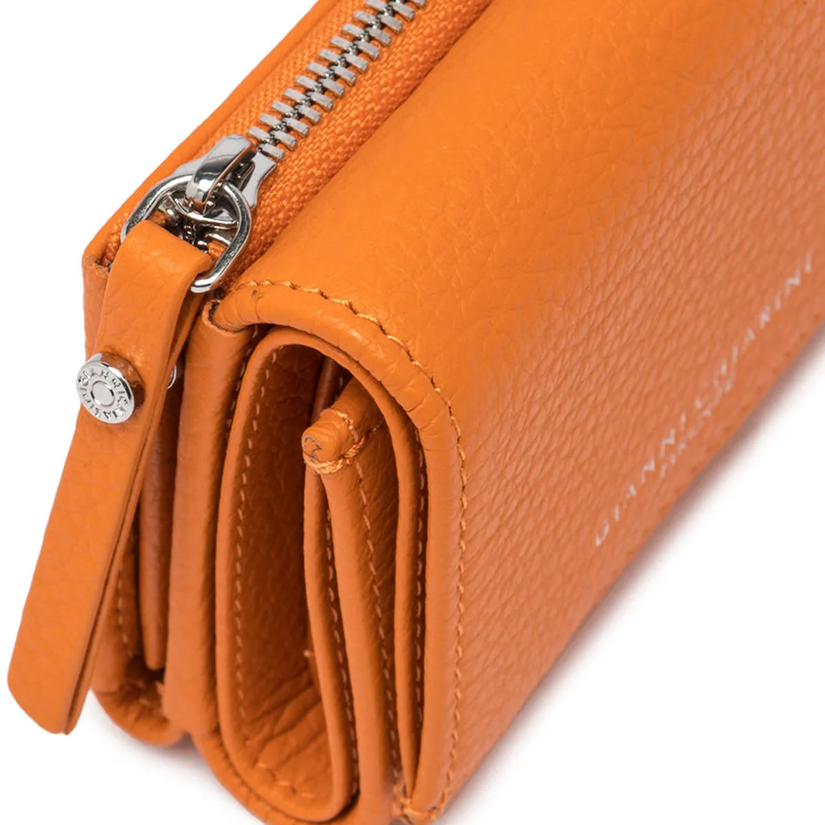 Gianni Chiarini Small Dollaro Wallets Flame Orange PF W5065/24PE GRN