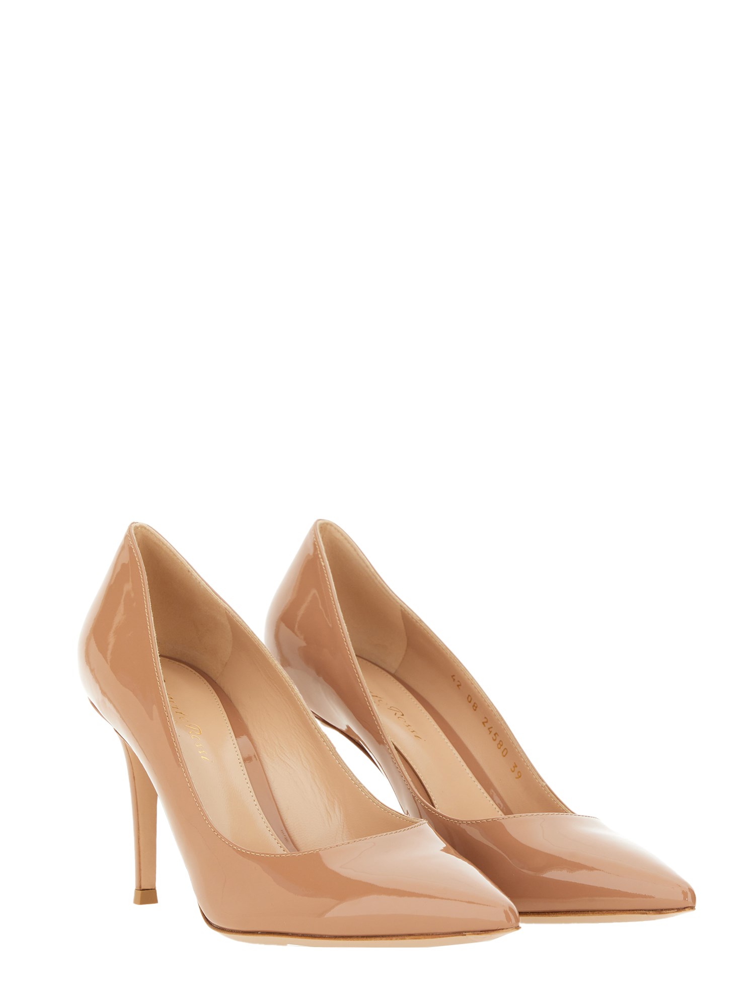 GIANVITO LEATHER PUMPS 85