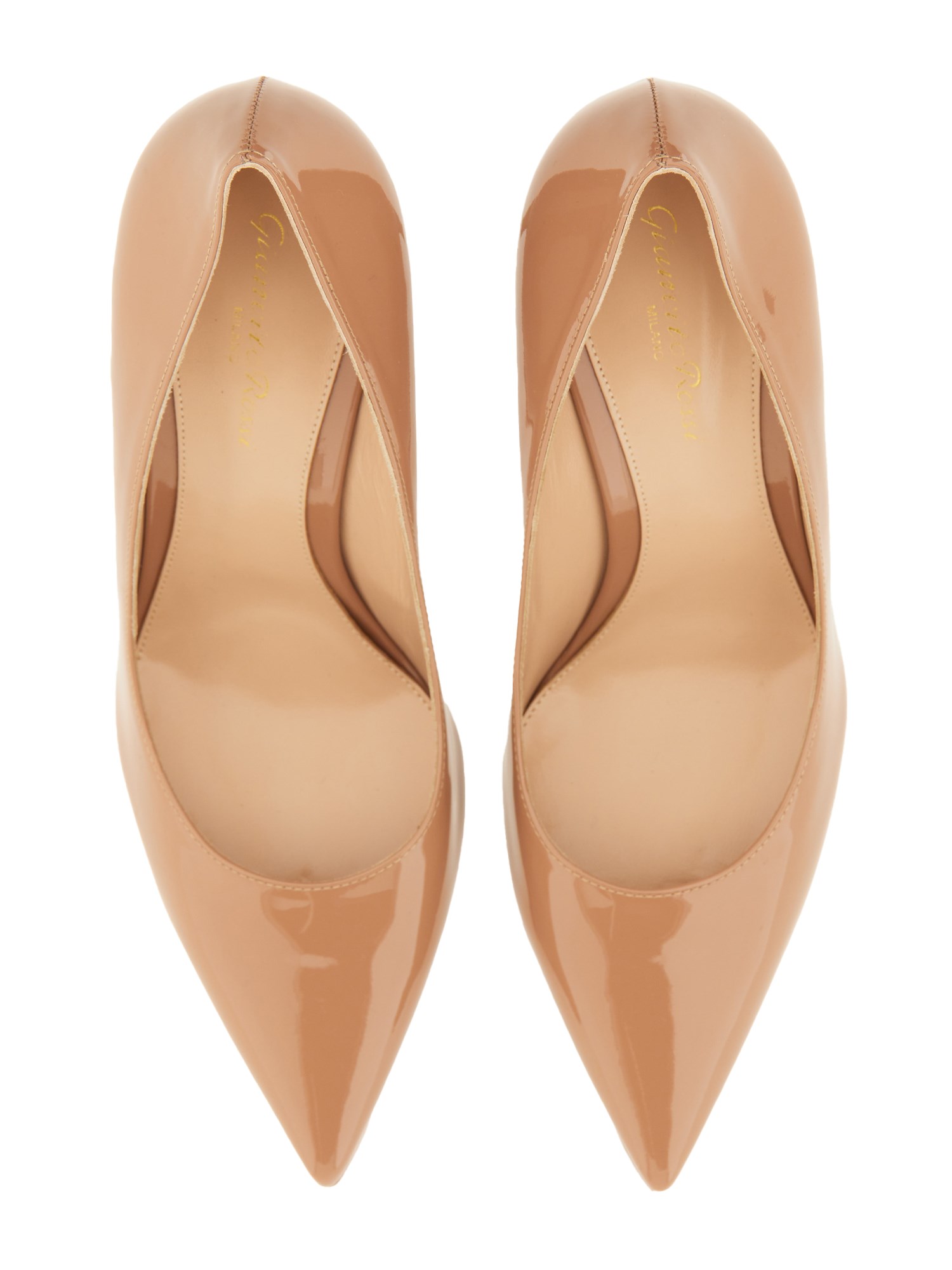 GIANVITO LEATHER PUMPS 85