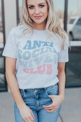 Graphic Tee Club for Anti Social Wives