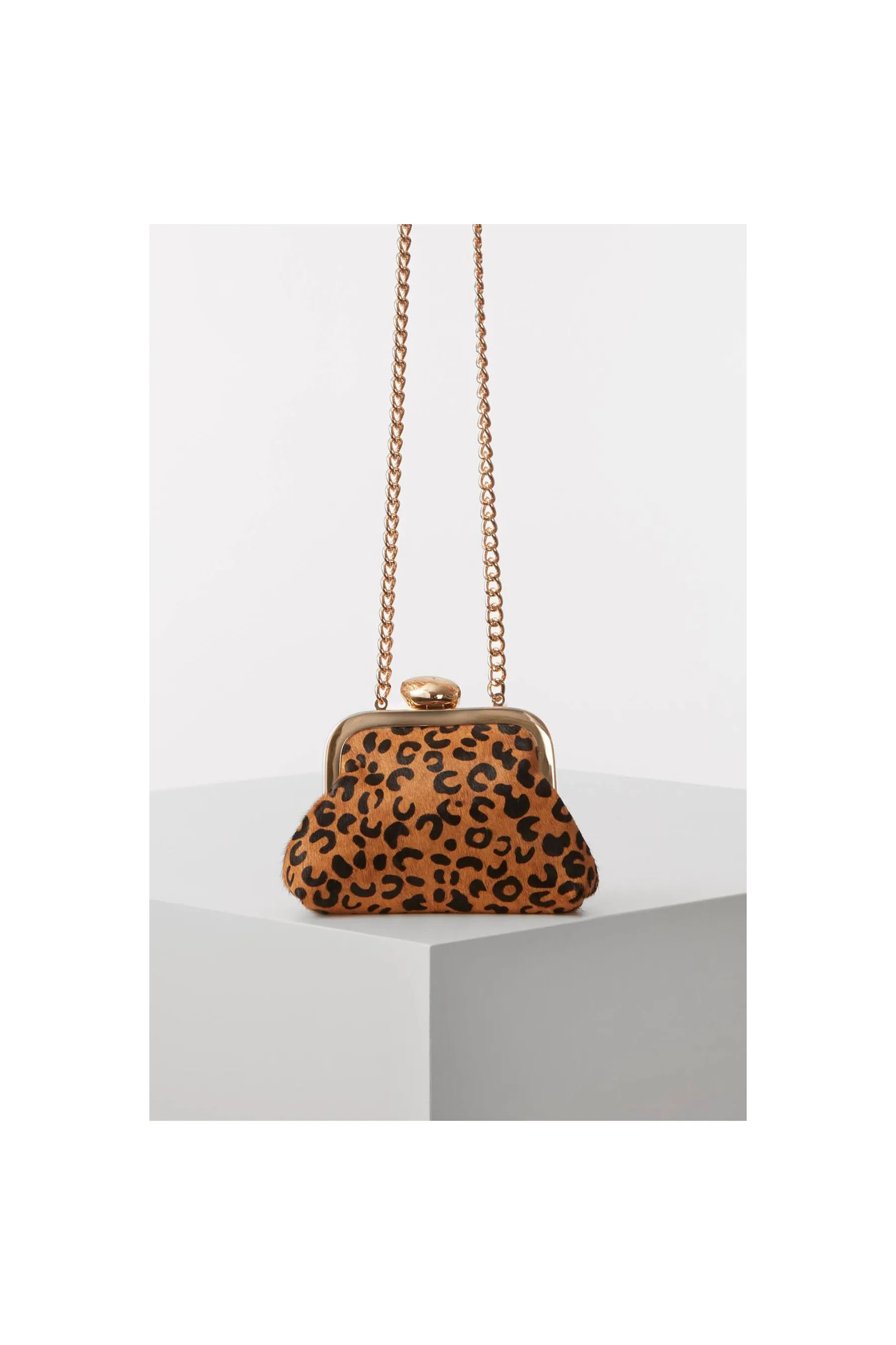 Luella Grey Eliza Cheetah Women Clutches