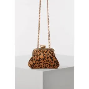 Luella Grey Eliza Cheetah Women Clutches