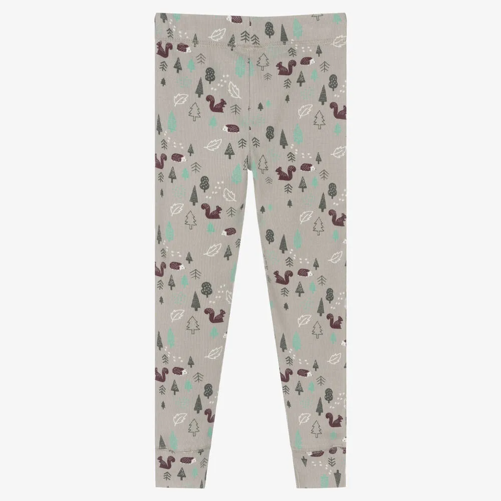 Organic Cotton Leggings in Gray