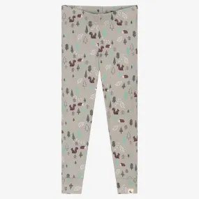 Organic Cotton Leggings in Gray