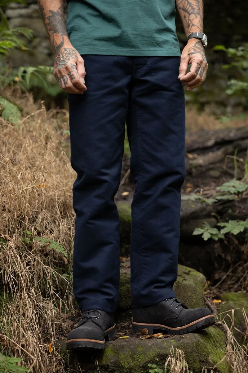 GVNR Dark Navy Moleskin Jeans