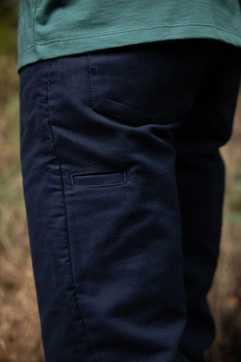 GVNR Dark Navy Moleskin Jeans