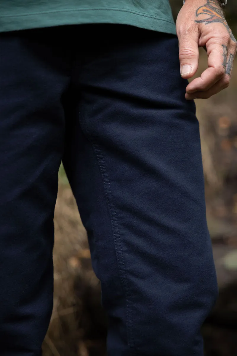 GVNR Dark Navy Moleskin Jeans