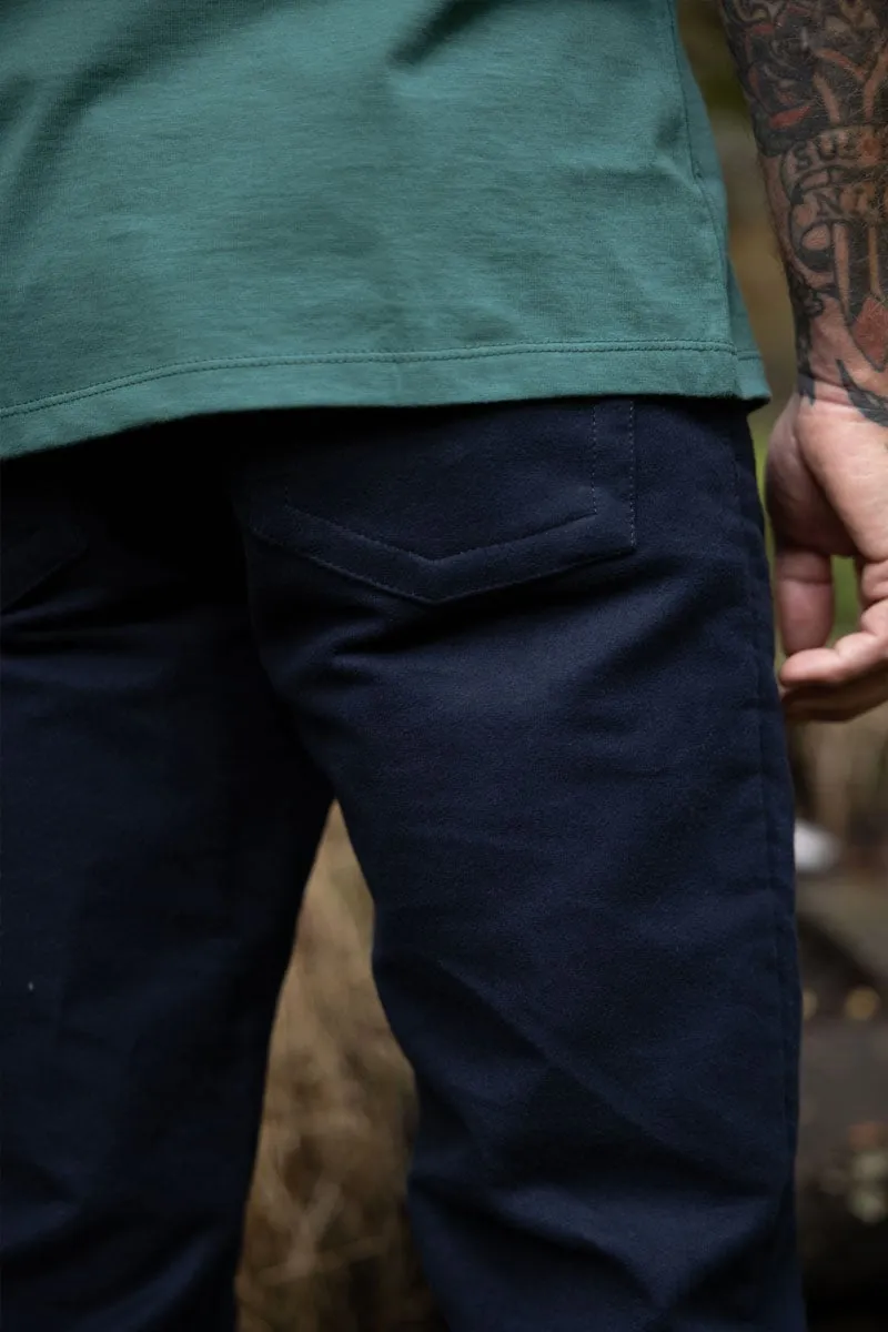 GVNR Dark Navy Moleskin Jeans