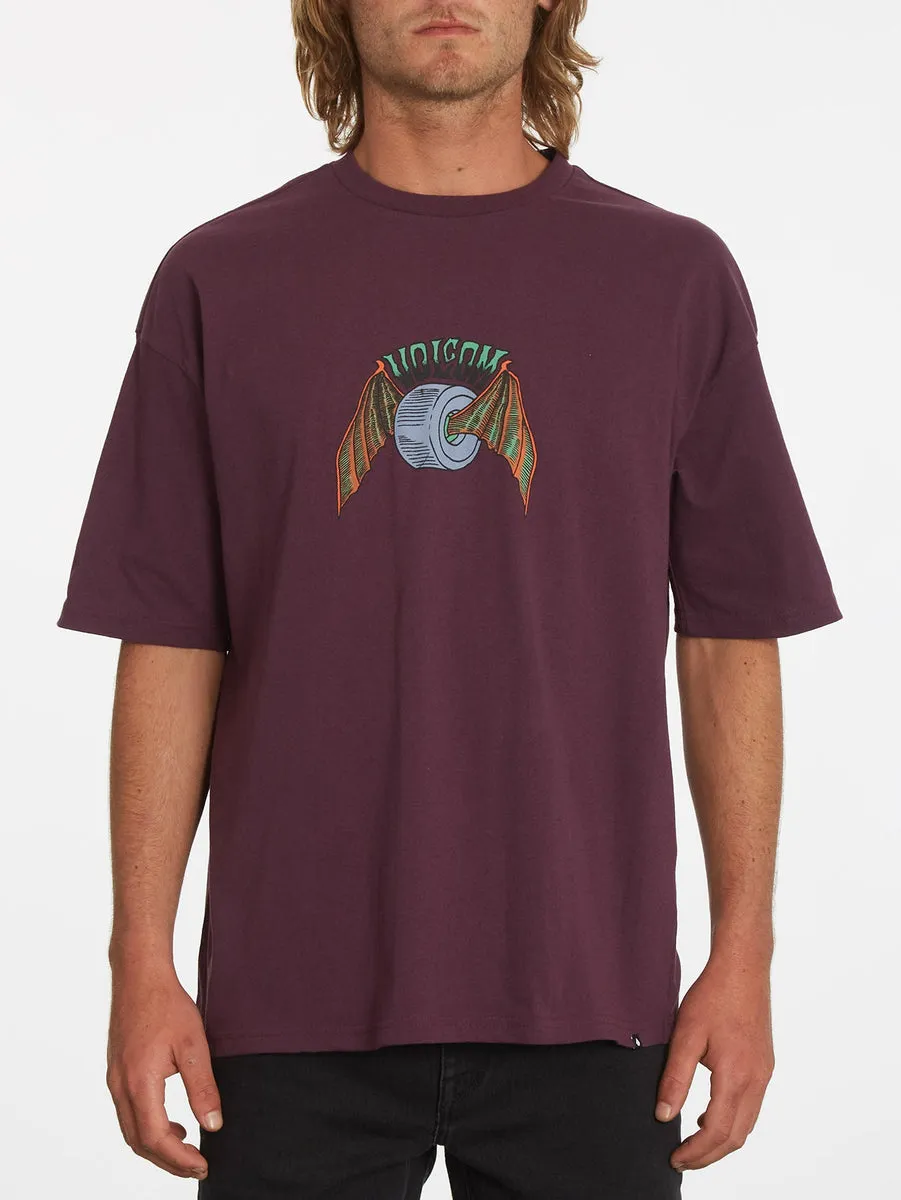 Hell Wheel T-shirt - MULBERRY