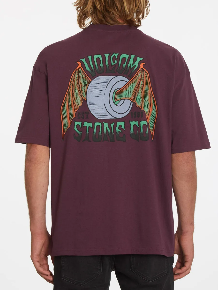 Hell Wheel T-shirt - MULBERRY
