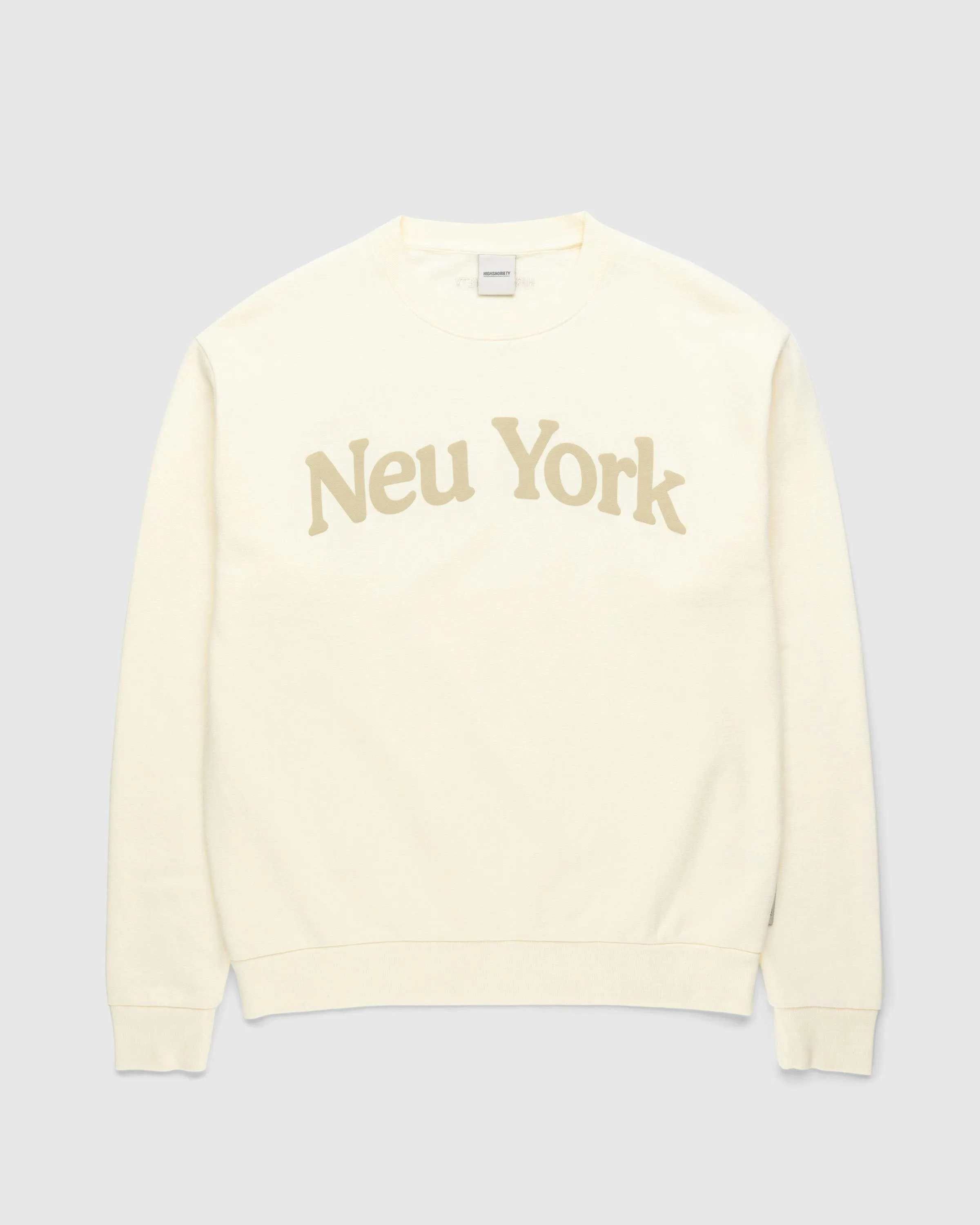 Highsnobiety – Neu York Crewneck Eggshell | Highsnobiety Shop