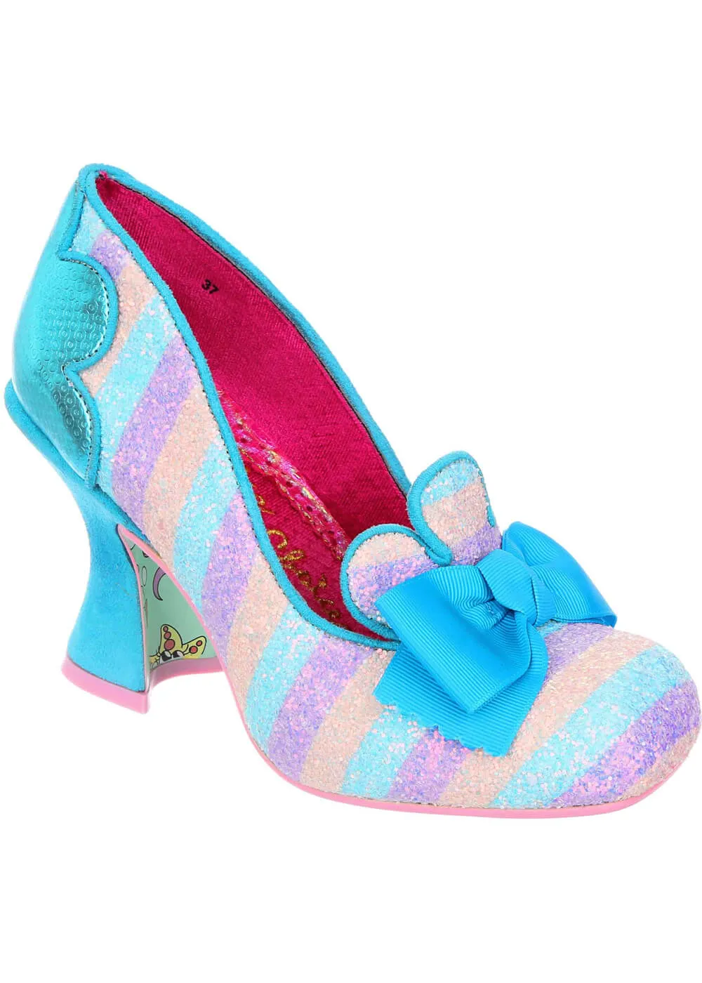 Irregular Choice Blue Fleur De Lis 70's Pumps