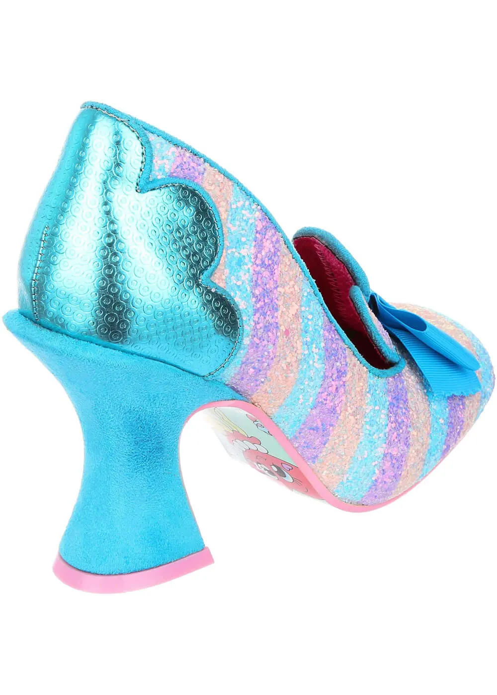 Irregular Choice Blue Fleur De Lis 70's Pumps