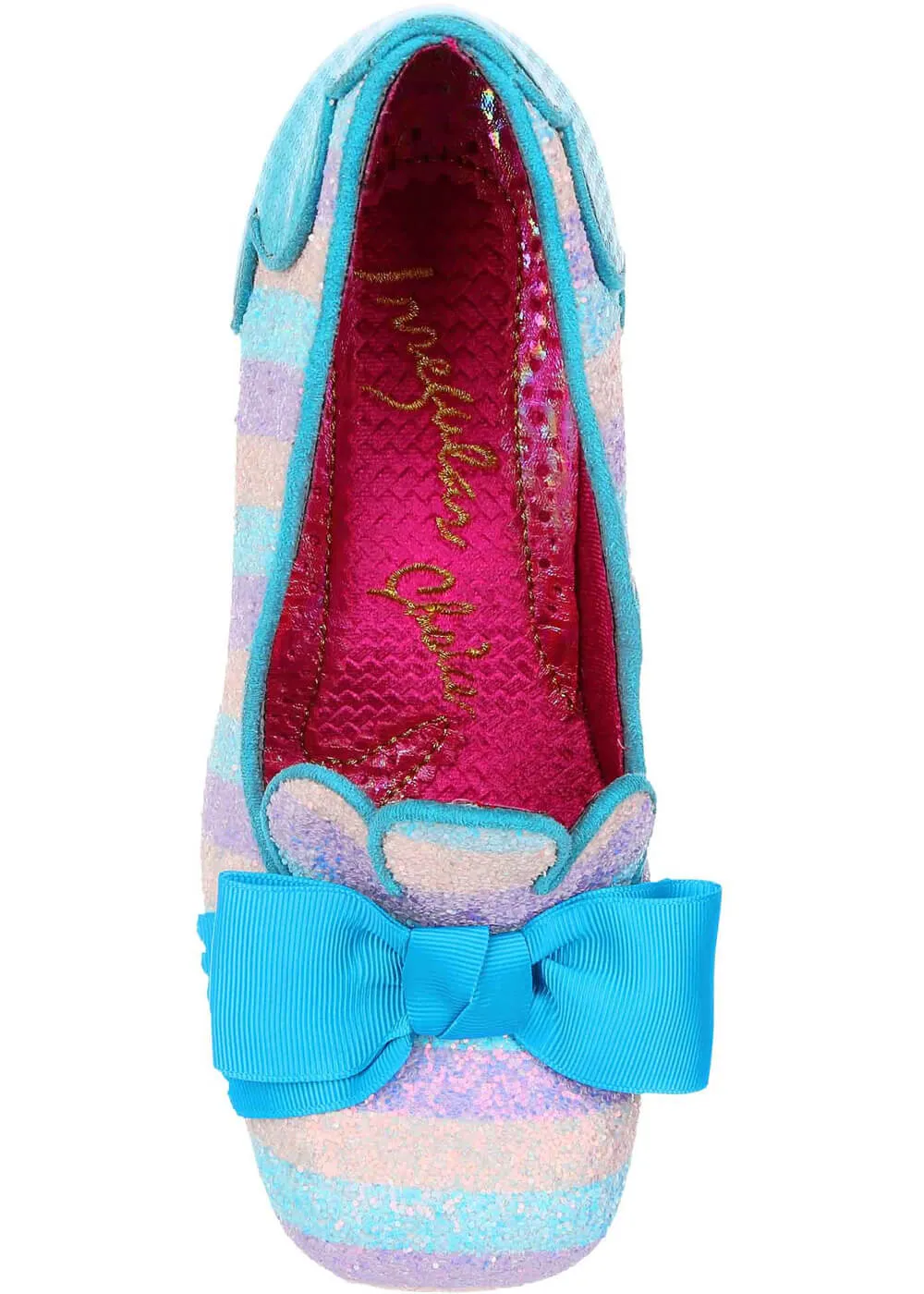 Irregular Choice Blue Fleur De Lis 70's Pumps