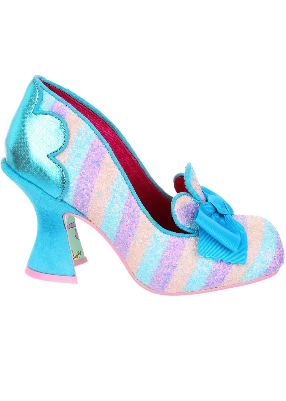 Irregular Choice Blue Fleur De Lis 70's Pumps