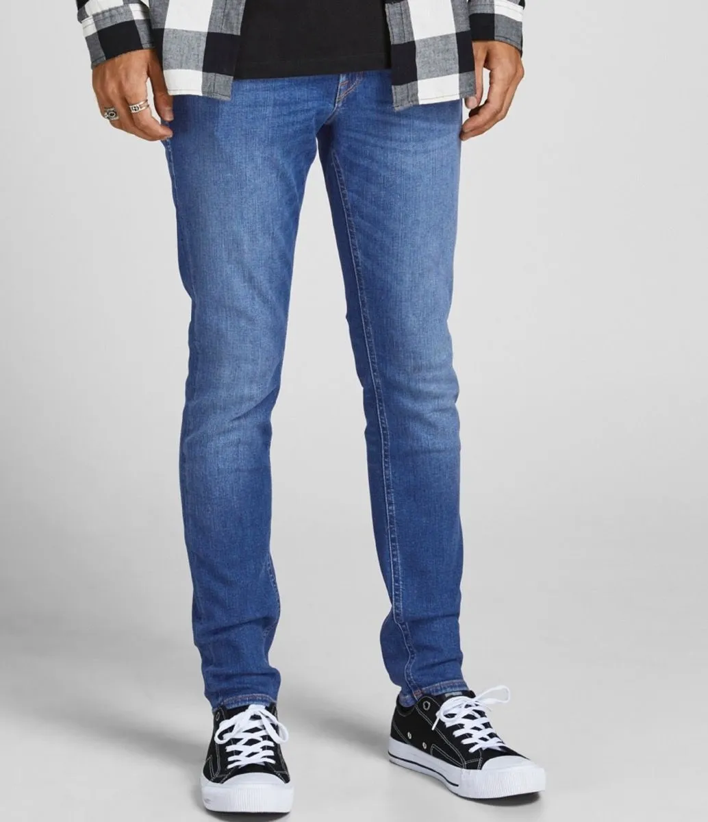 Jack Jones Jeans Liam Original Skinny Fit Denim Jeans AM 004 Blue