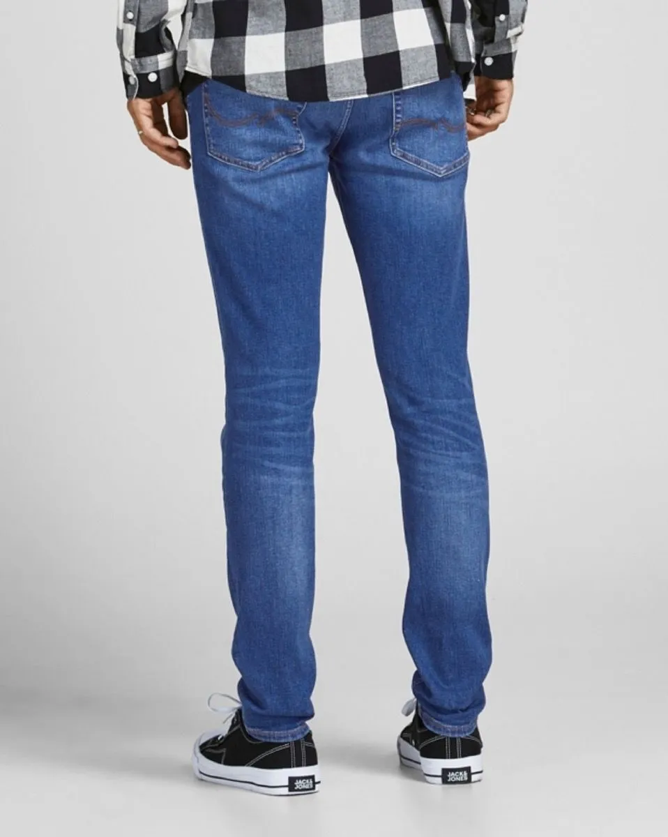 Jack Jones Jeans Liam Original Skinny Fit Denim Jeans AM 004 Blue