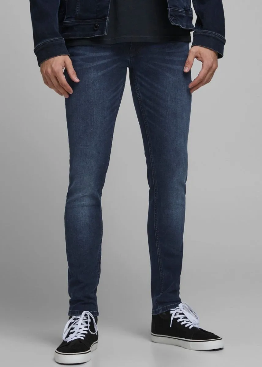 Liam Original Skinny Fit Denim Jeans AM 004 Core Blue by Jack & Jones