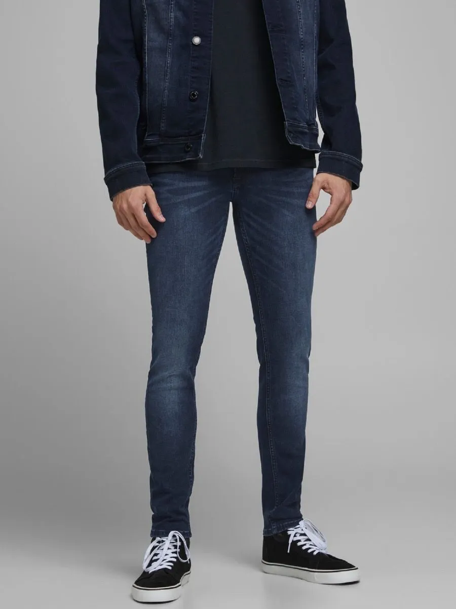 Liam Original Skinny Fit Denim Jeans AM 004 Core Blue by Jack & Jones