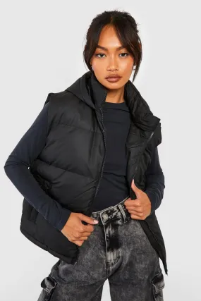 Hooded Gilet Jackets Coats Boohoo