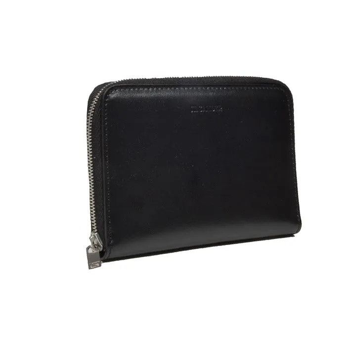 Jil Sander Zip-Around Wallet with Logo Embossing