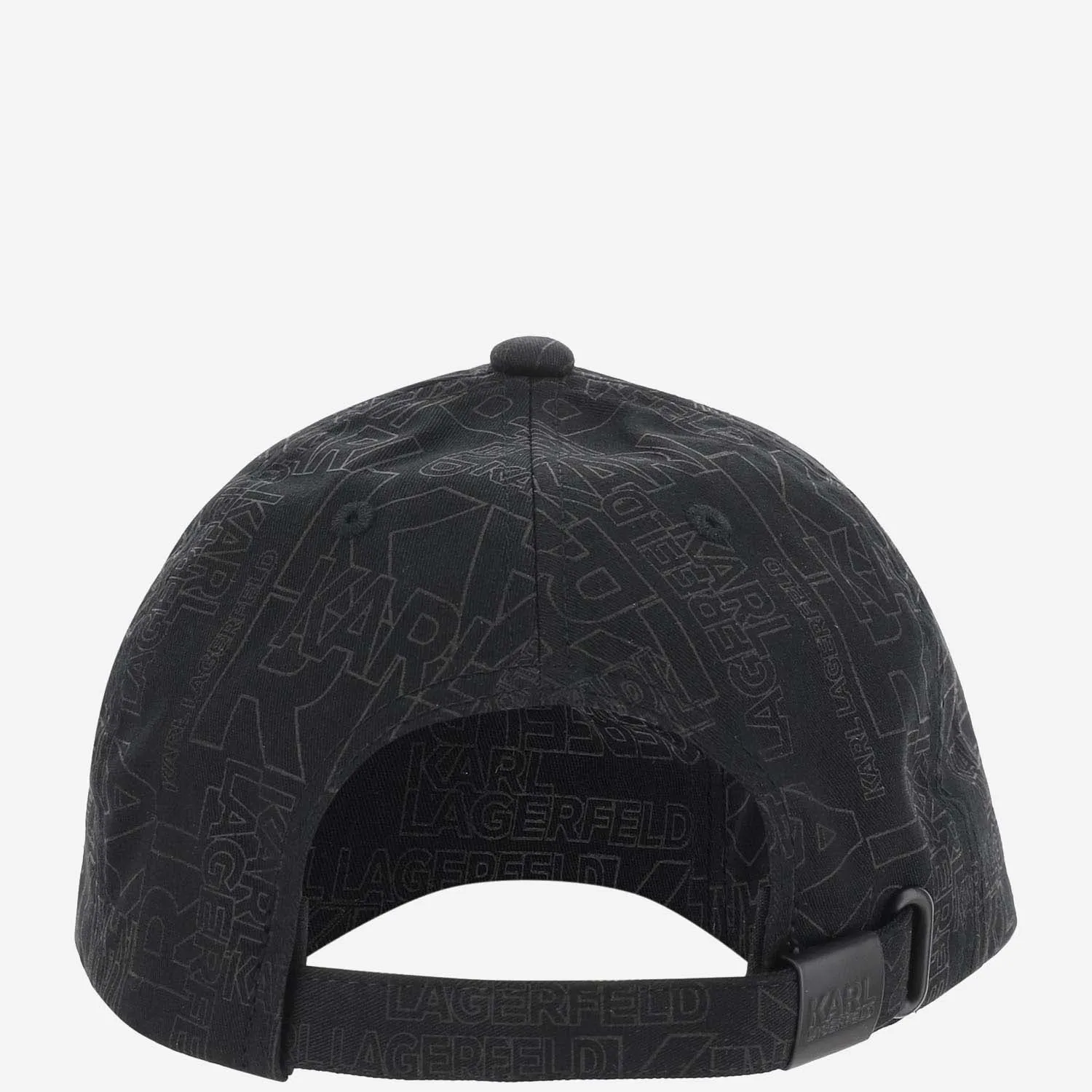 Karl Lagerfeld    Karl Lagerfeld Cotton Blend Baseball Cap With Logo