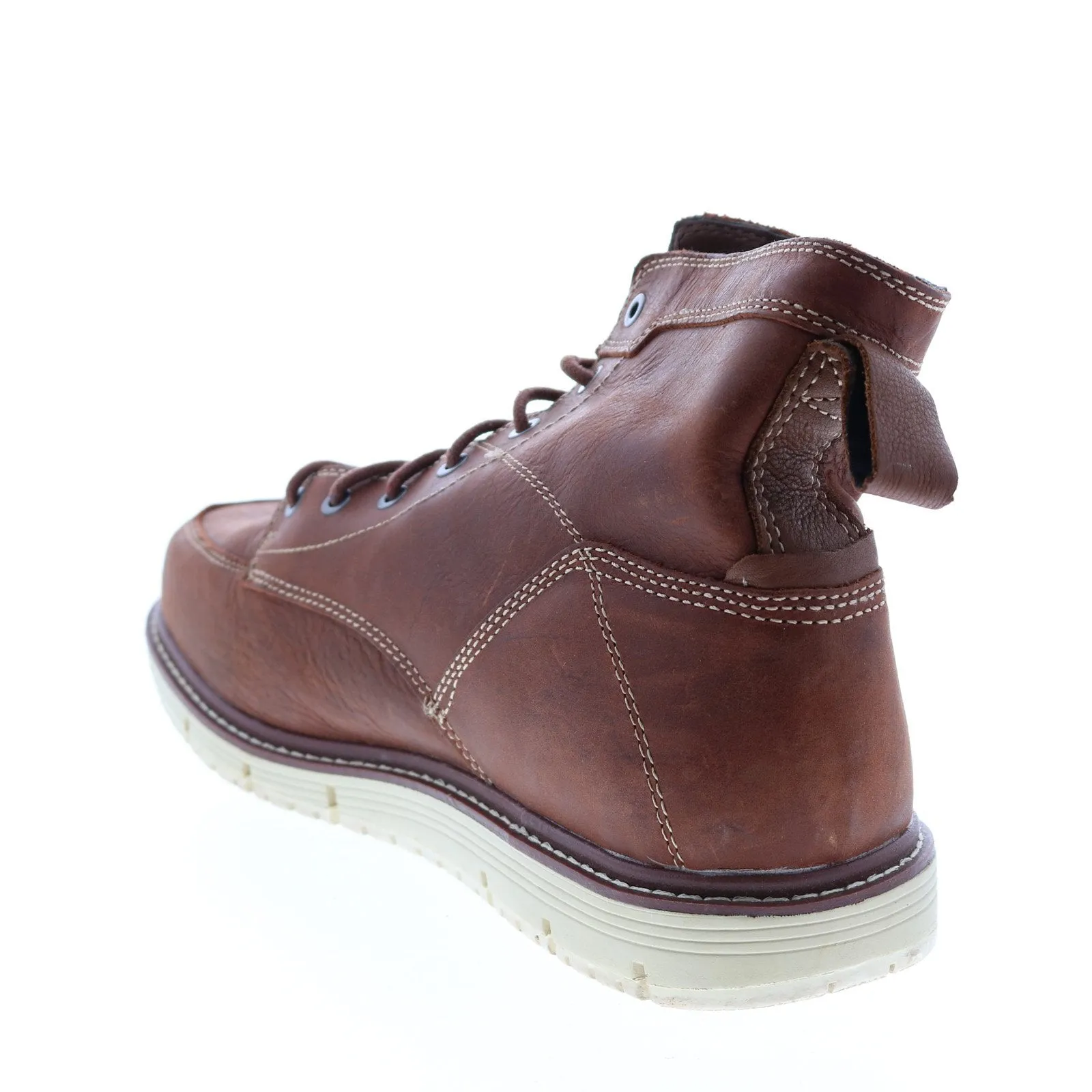 Keen San Jose 1020146 Mens Brown Extra Wide 2E Leather Lace Up Work Boots