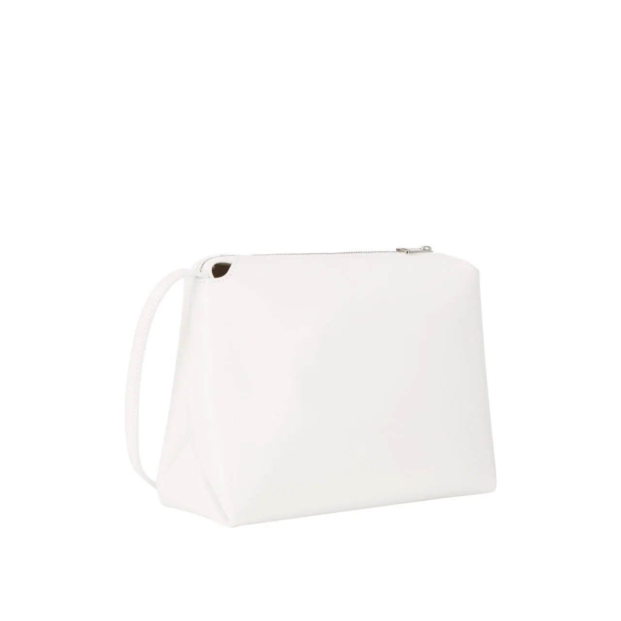 KHAITE Lina Medium Crossbody Bag in Optic White for Women