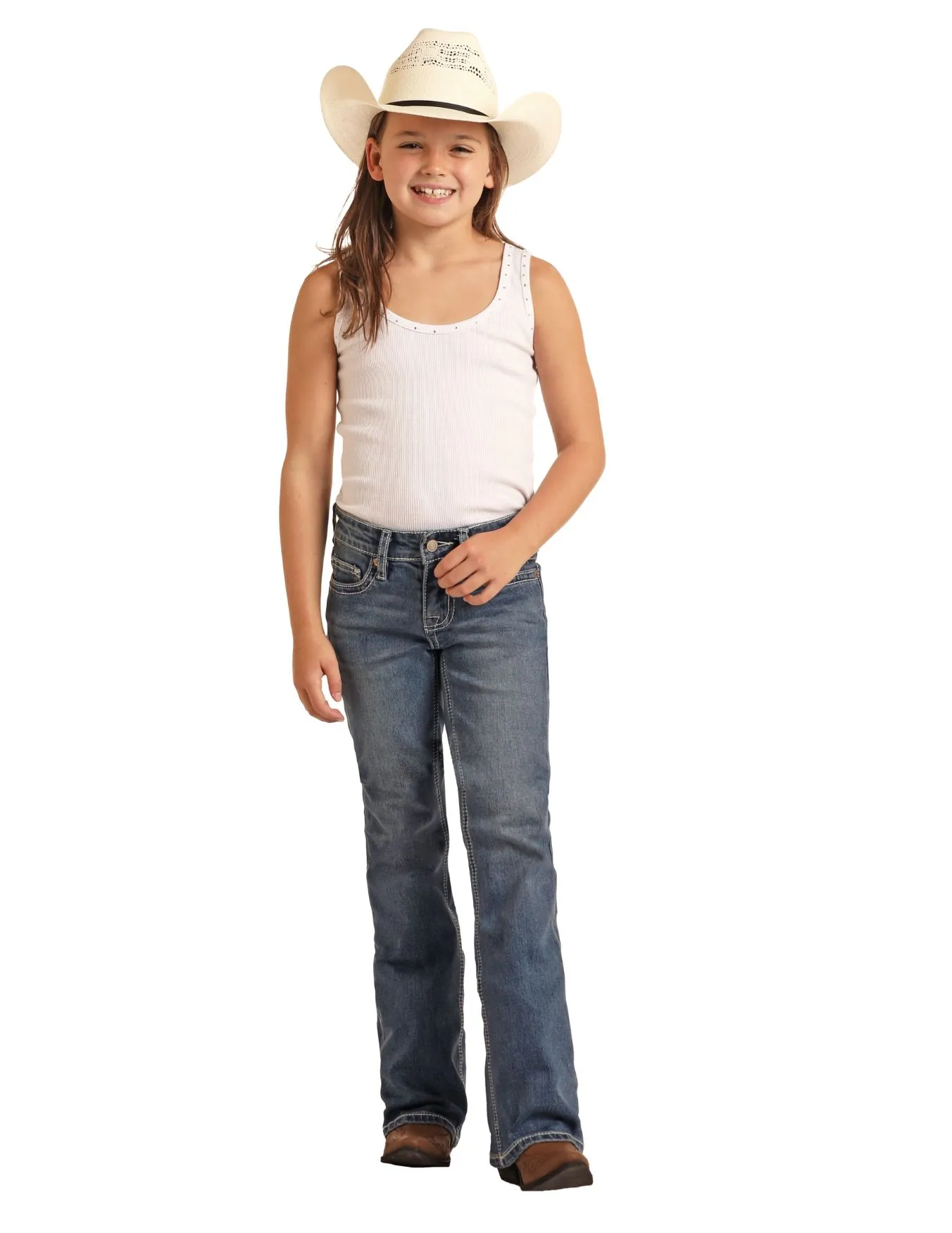 Rope Boot Cut Jeans for Kids