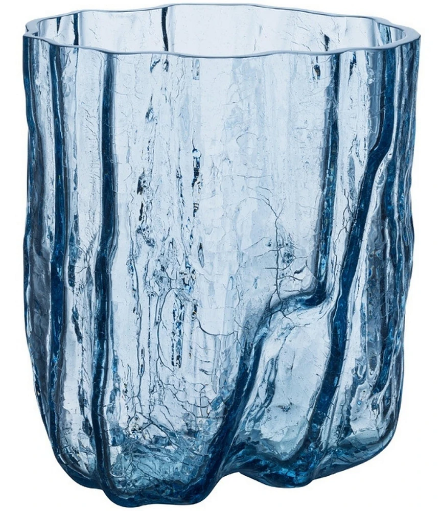 Kosta Boda Crackle Tall Vase