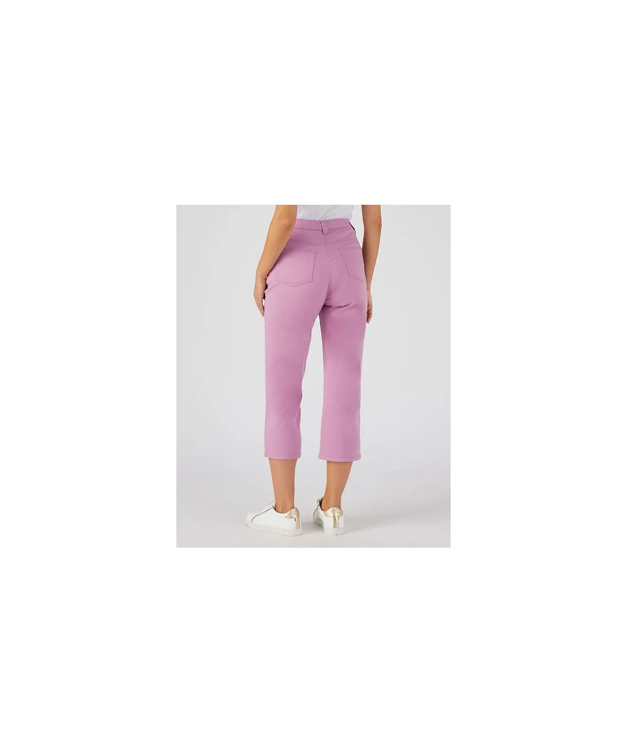 Women's Cotton Stretch Cropped Pants