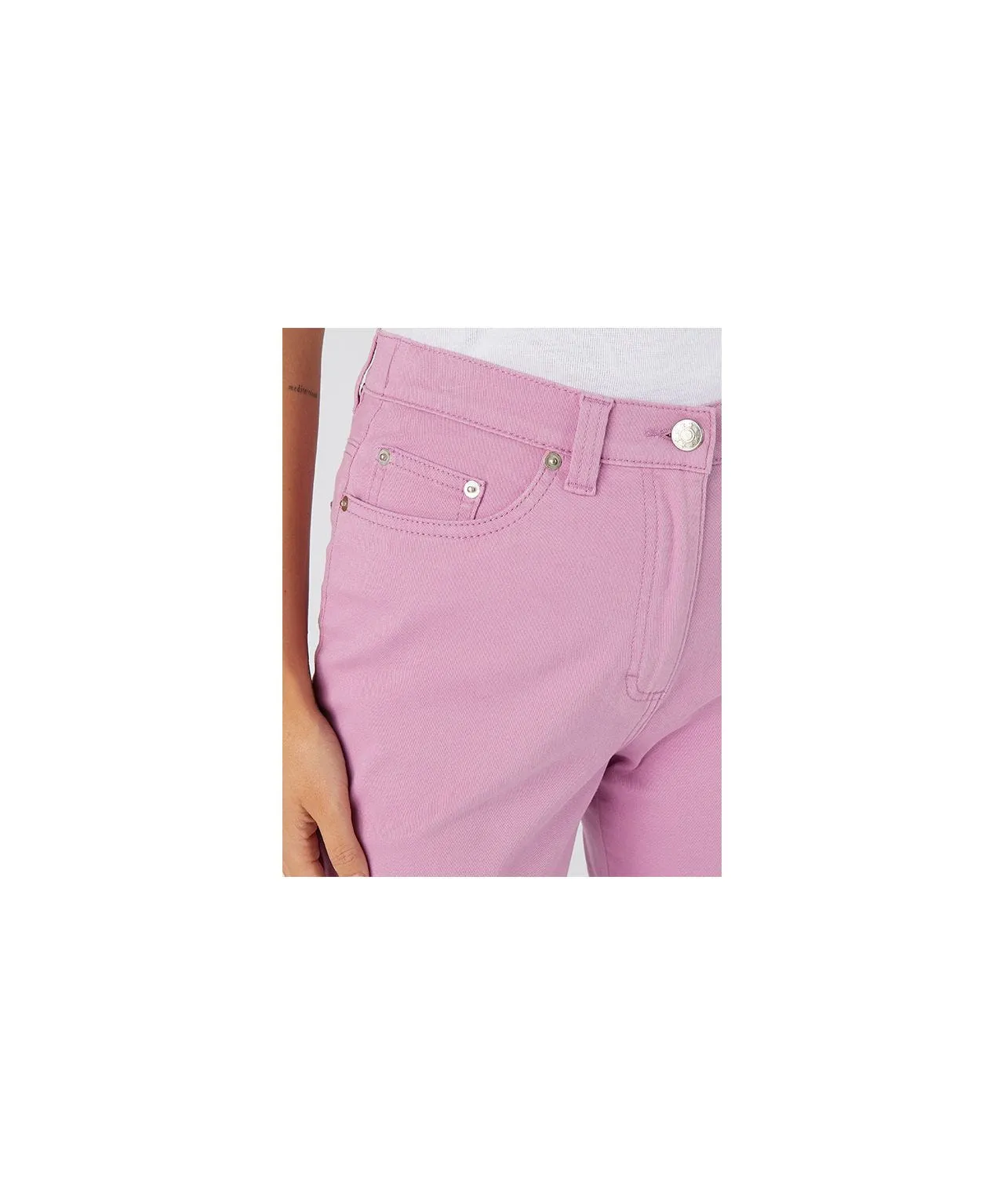 Women's Cotton Stretch Cropped Pants