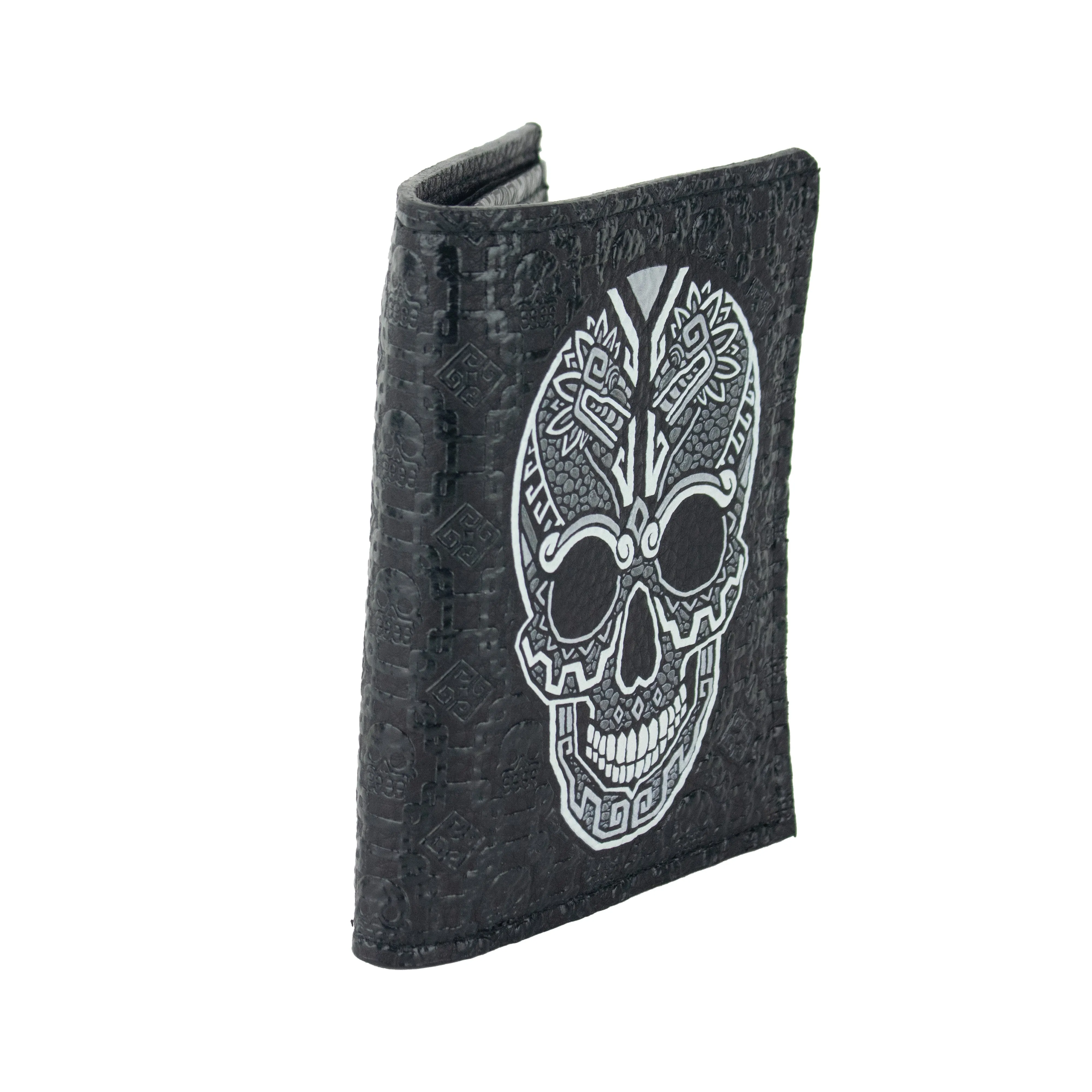 Leather Wallet - Calavera Negra