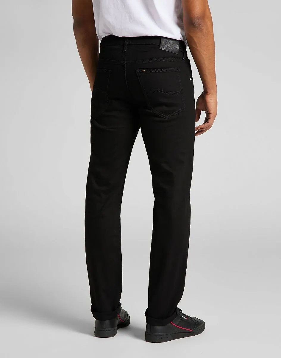 Lee Daren Zip Regular Straight Black Jeans